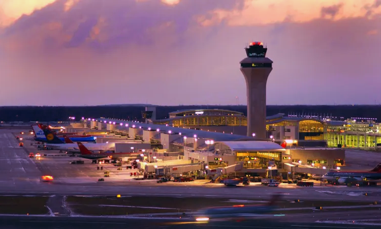 Aeroporto Metropolitano de Detroit no Condado de Wayne