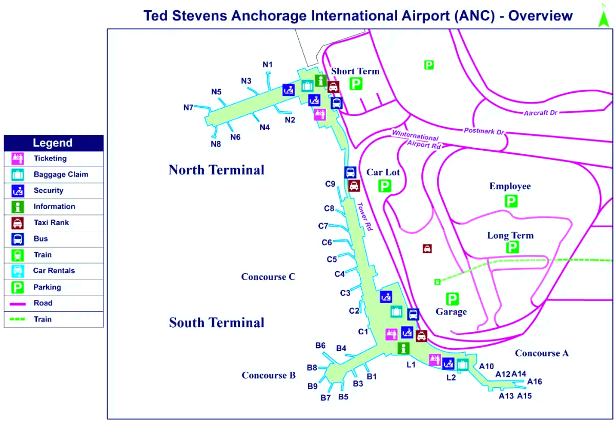 Aeroporto Internacional Ted Stevens de Anchorage