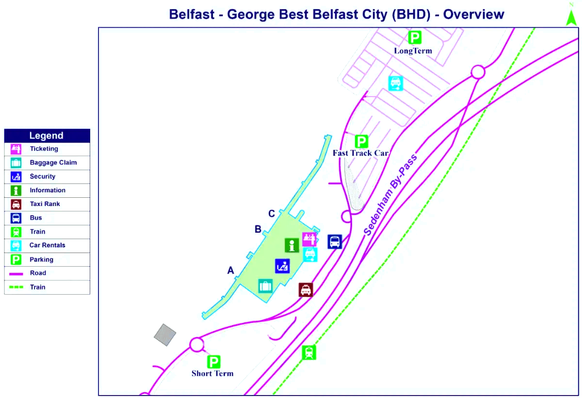 Aeroporto George Best da cidade de Belfast