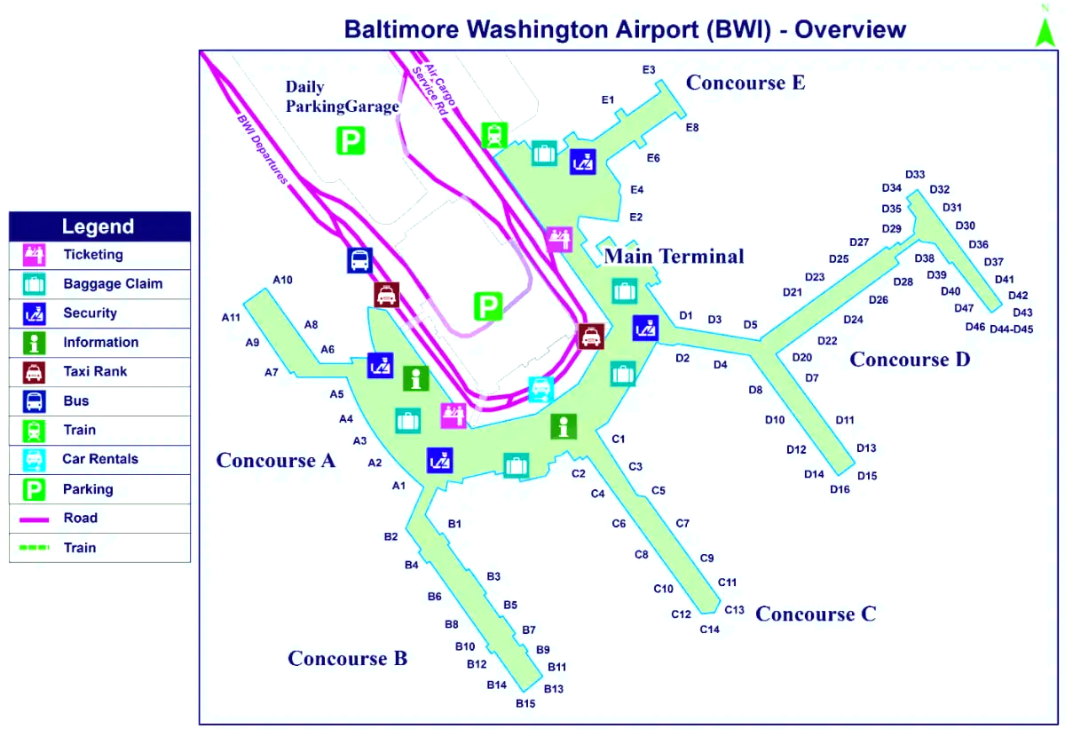 Aeroporto Internacional Thurgood Marshall de Baltimore/Washington