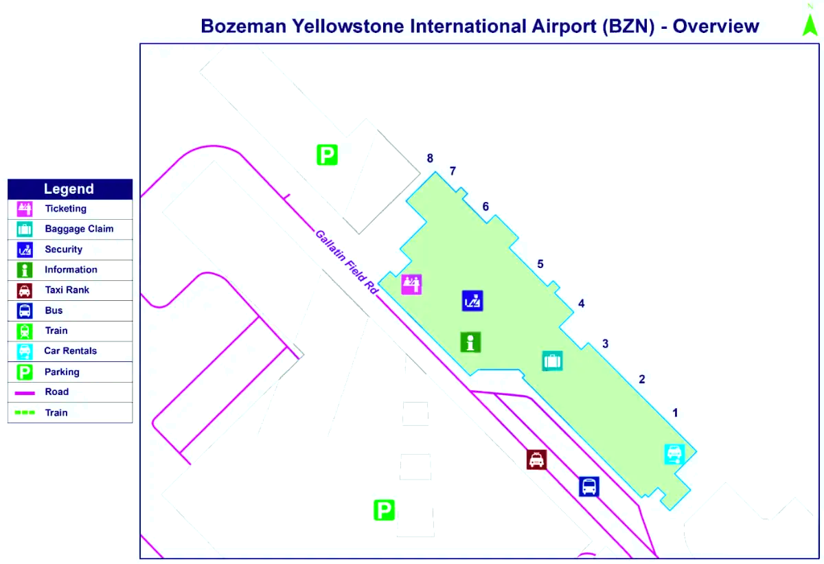 Aeroporto Internacional de Bozeman-Yellowstone