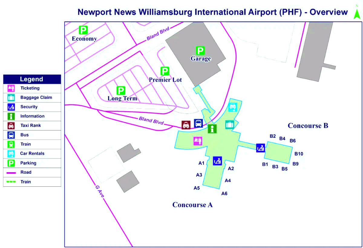 Aeroporto Internacional de Newport News Williamsburg